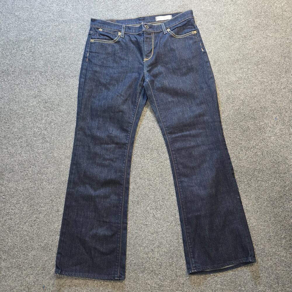 Polo Ralph Lauren Jeans Womens 12 Petite Blue Kelly Jean Flare Capsule Casual